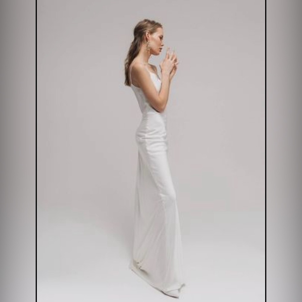 Simple Elegant Satin Cowl Neck Dress, Maxi Slip Dress